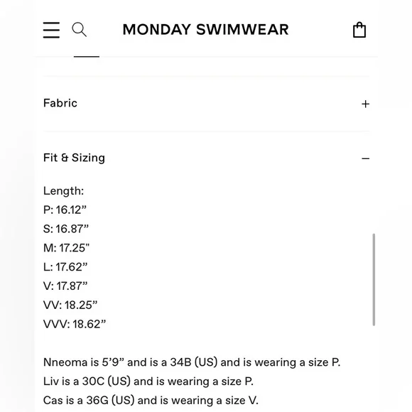 New Monday Swimwear CLOVELLY ONE PIECE IN IVORY/ BLACK Size VV - Picture 8 of 11